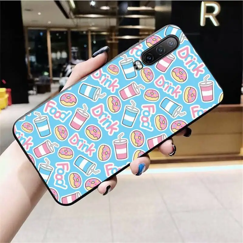 HPCHCJHM kawaii пищевой узор пончики силиконовый чехол для телефона Huawei P40 P30 P20 lite Pro Mate 20