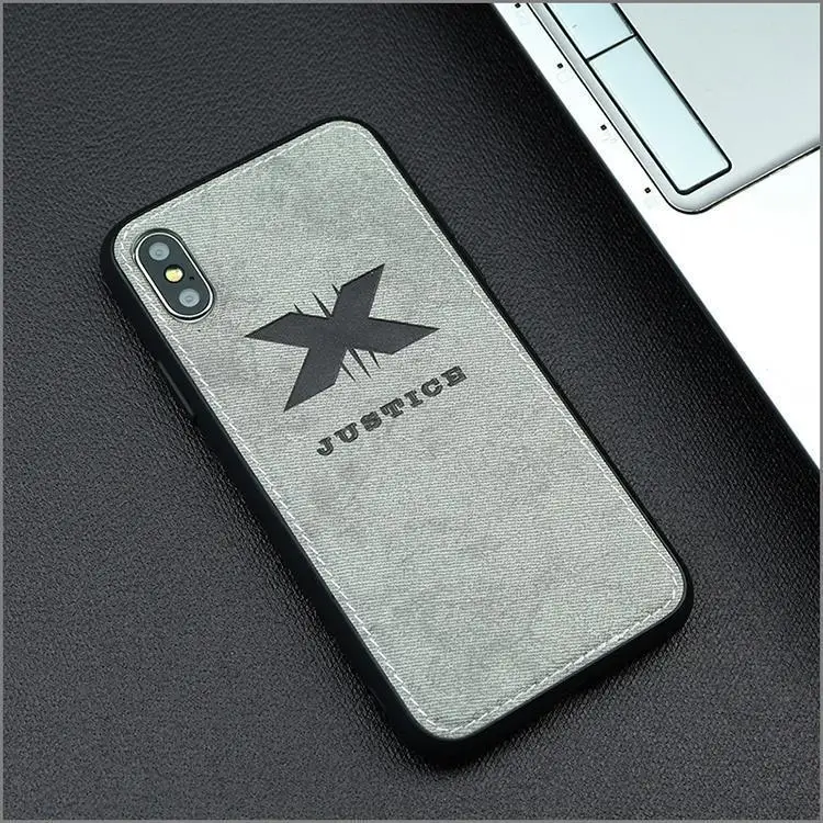 Марвел Мстители ткань чехол для телефона для Iphone 7 8 6 6s Plus X Xs Max Xr паук ткань мягкий чехол DC Вселенная холст силиконовый чехол