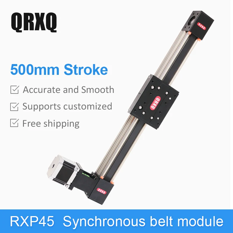 Линейный прецизионный поперечный раздвижной стол с ЧПУ синхронный ленточный 500