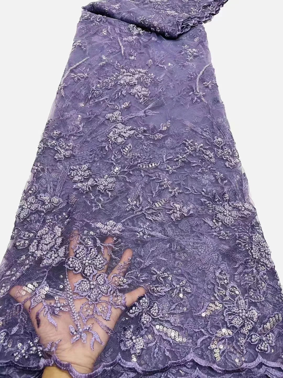 Горячая Распродажа бисера/блестки кружевные ткани африканские французские