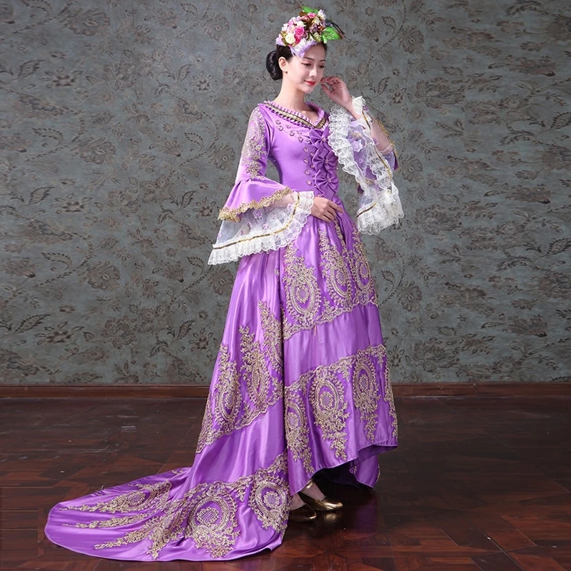 Элитные вечерние платья в стиле рококо барокко Марии Антуанетты бальное платье