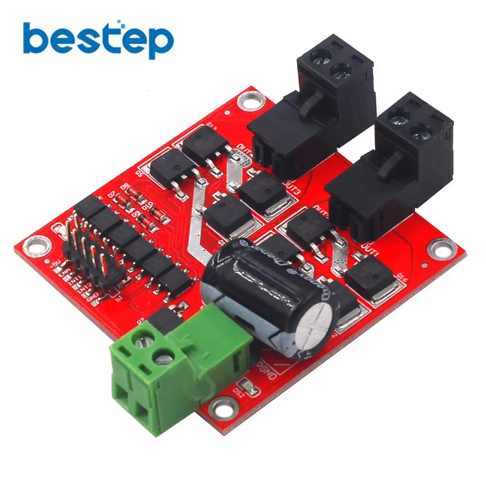 2 канальный CH двойной H мост модуль драйвера двигателя постоянного тока