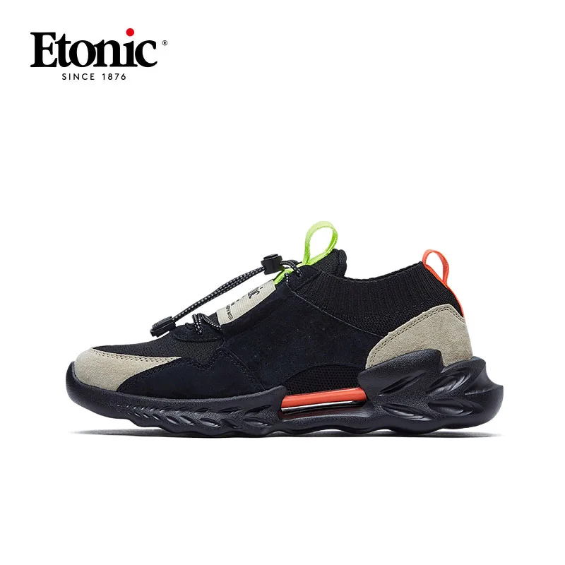 ETONIC/Мужская обувь для бега из натуральной кожи Дышащая Спортивная Мужские