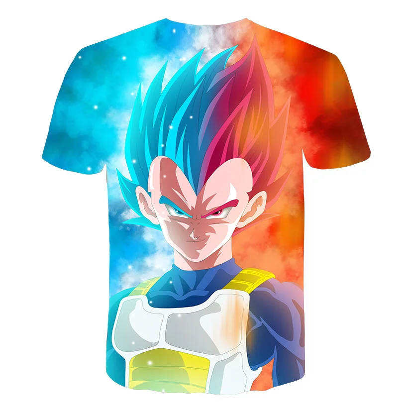 

Harajuku animation Wukong 3D printed Girls Boys Babies Summer Hot Blood Trend Lively T-shirt Top Clothes Short Sleeves