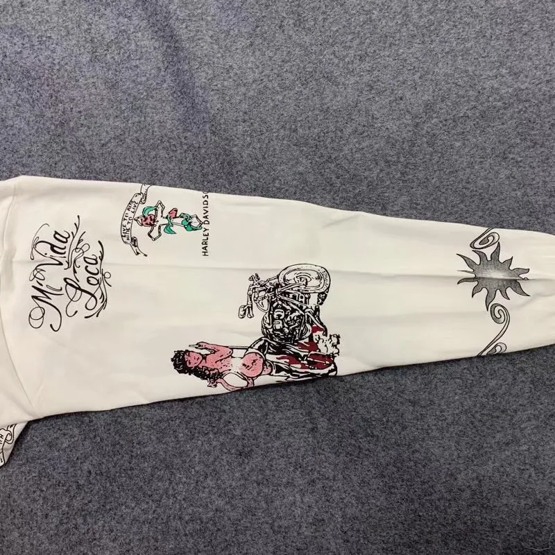 

Travis Scott Full printing in Sleeve Long Sleeve shirt Astroworld Tee Men Women Fashion Casual TRAVIS SCOTT t-shirts