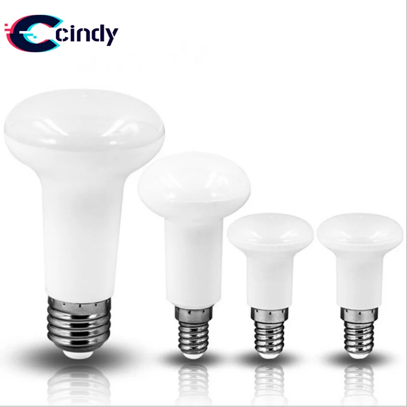 Светодиодный светильник Cindy R39 R50 R63 E14 E27 светодиодный базовый 4 Вт 6 9 12 лампа зонтик