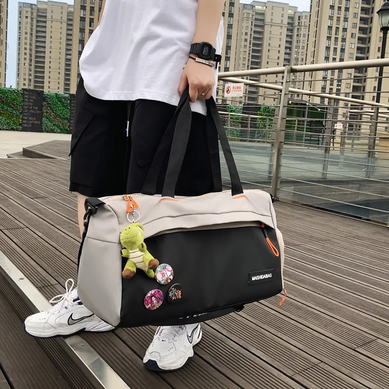 

Large-capacity Handbag Short-distance Travel Bag Female Fashion Lightweight Waterproof Luggage Bag Couple Leisure Storage Bag