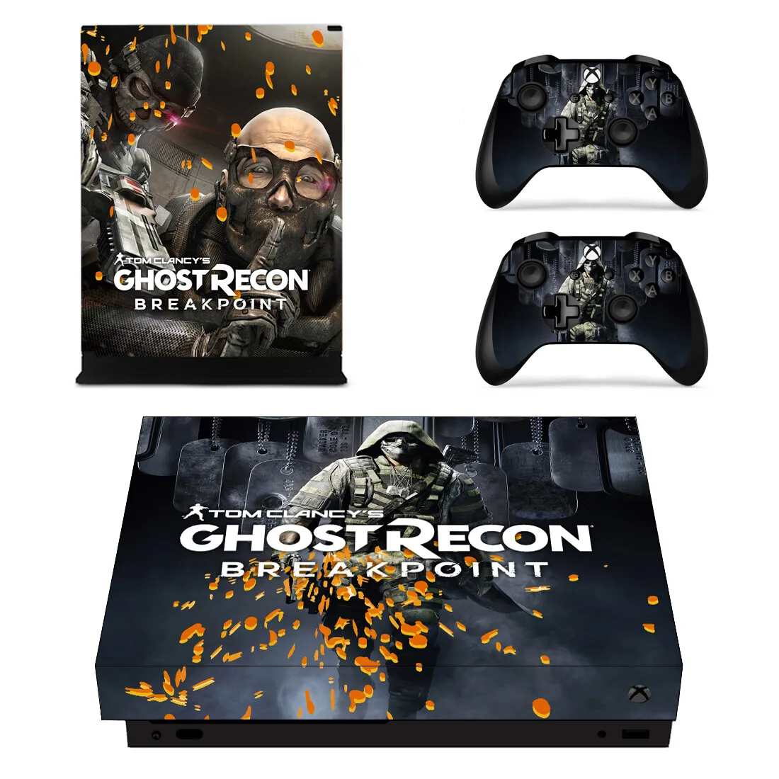 Наклейка s Tom Clancy's Ghost Recon: точка останова для Xbox One X виниловое покрытие