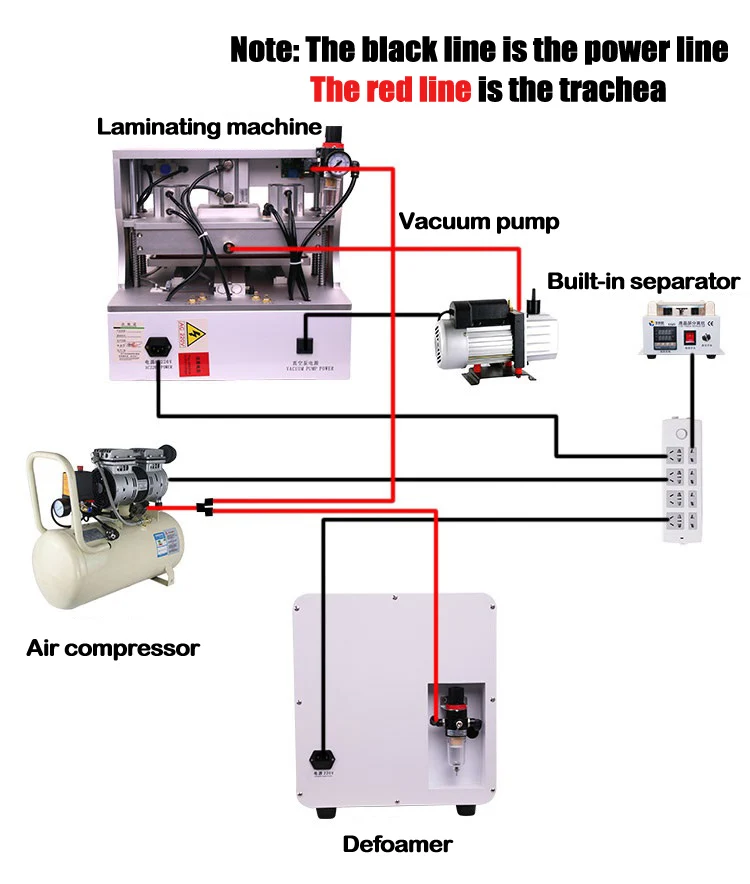 ly 868 13 inches oca laminating machine microcomputer intelligent laminator for mobile phone lcd screen repairing 220v free global shipping