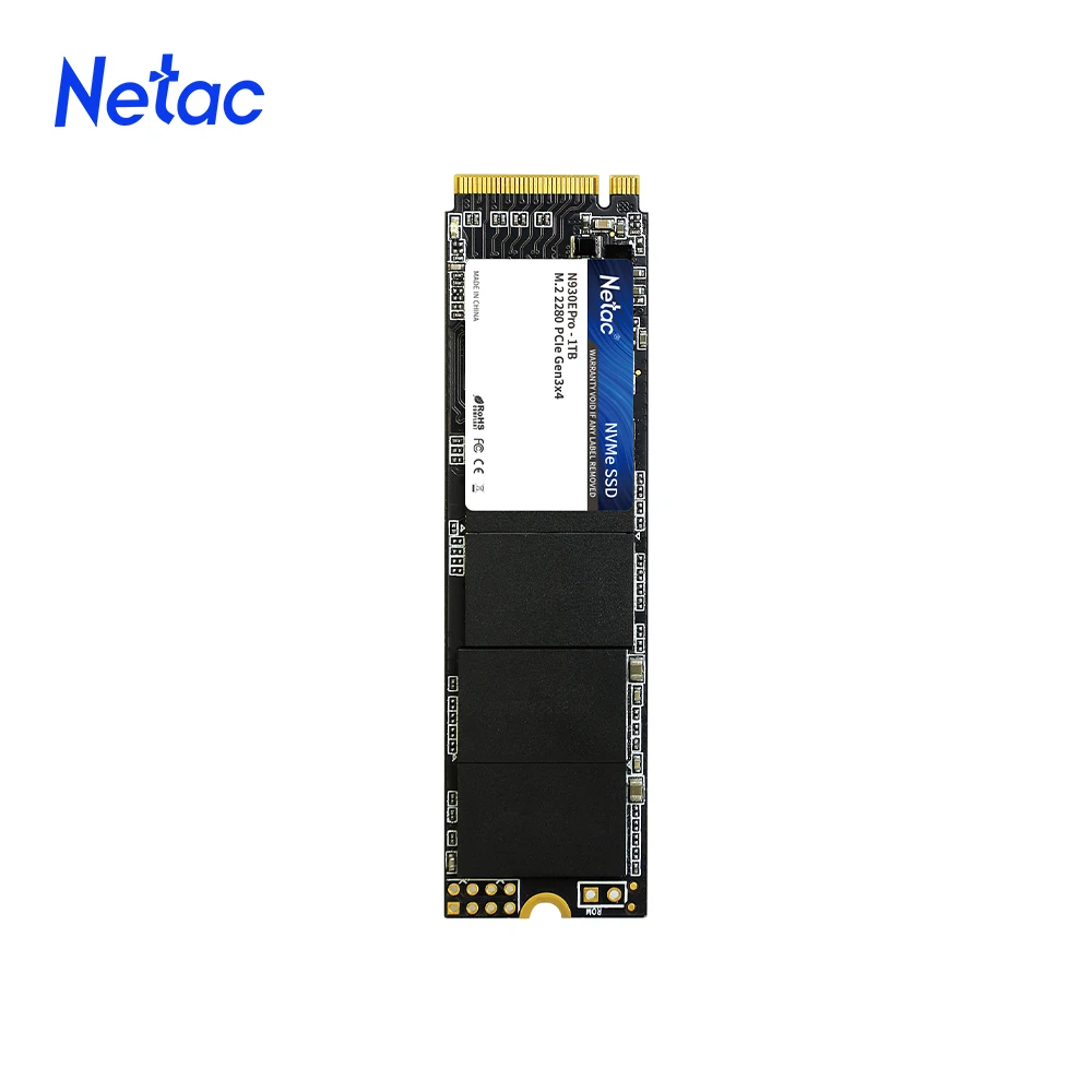 Netac ssd m2 nvme SSD 128 ГБ 256 512 1 ТБ SSD M.2 2280 PCIe Внутренний твердотельный накопитель для ноутбука, настольного компьютера