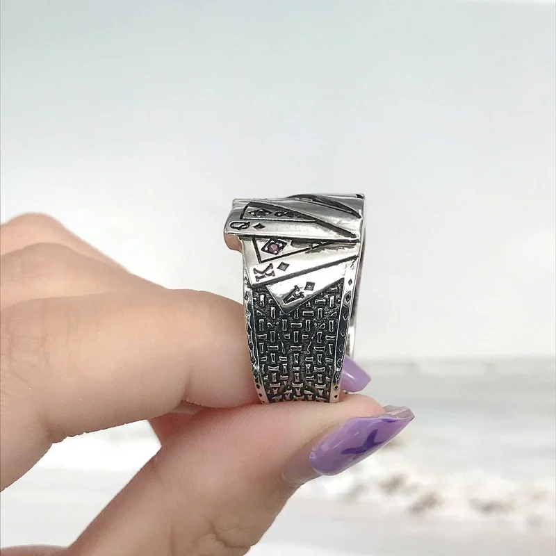 Мужское и женское кольцо в стиле хип-хоп с изменяемым размером | Украшения