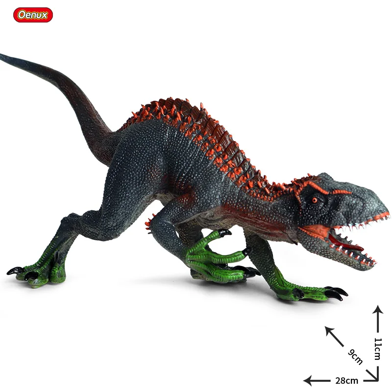 Without Box Oenux достаринный дикарь Юрского Периода Динозавры T-REX спинозавр карнотаурус теризинозавр животные модель фигурки Детские игрушки - Цвет: Without Box