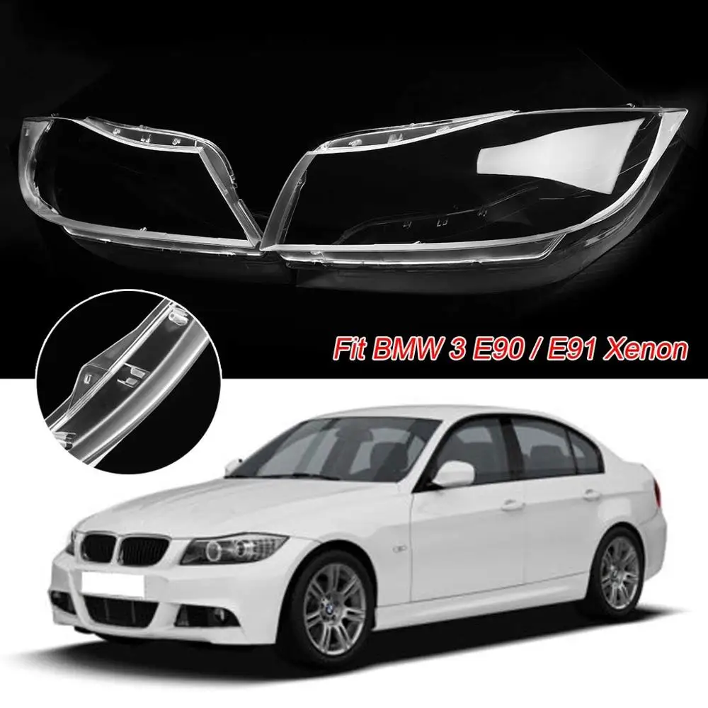 Пластиковая крышка для автомобильных фар BMW 3 E90 Touring только ксеноновых прозрачная