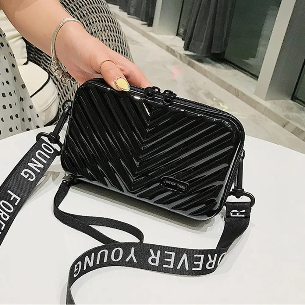 Женская модная сумка banabanma через плечо с широким ремнем простая популярная на