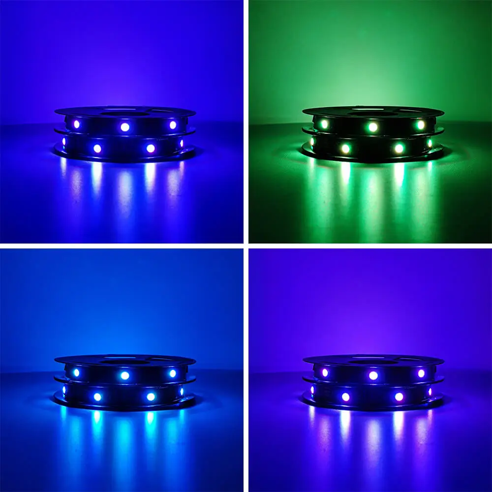 

1m RGB LED Strip Warm White Light Tape Neon Lamp Power by 5V USB with IR Control for TV Backlight Room Decoration Car Liginting
