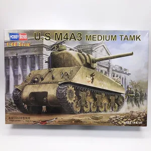 148 США M4A3 средний танк Sherman Военная сборка модель автомобиля игрушка HOBBYBOSS
