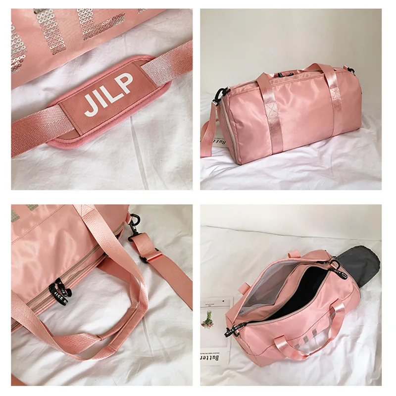 Дорожная водонепроницаемая сумка мессенджер с надписью для фитнеса и йоги