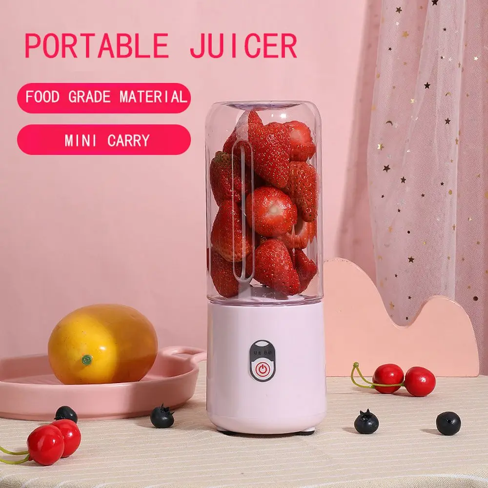 

KEWER Portable Juicer Mini Household Cup Juicer Electric Blender Mixer Fruit Food Orange Juicer Machine Lemon Squeezer USB 300ml