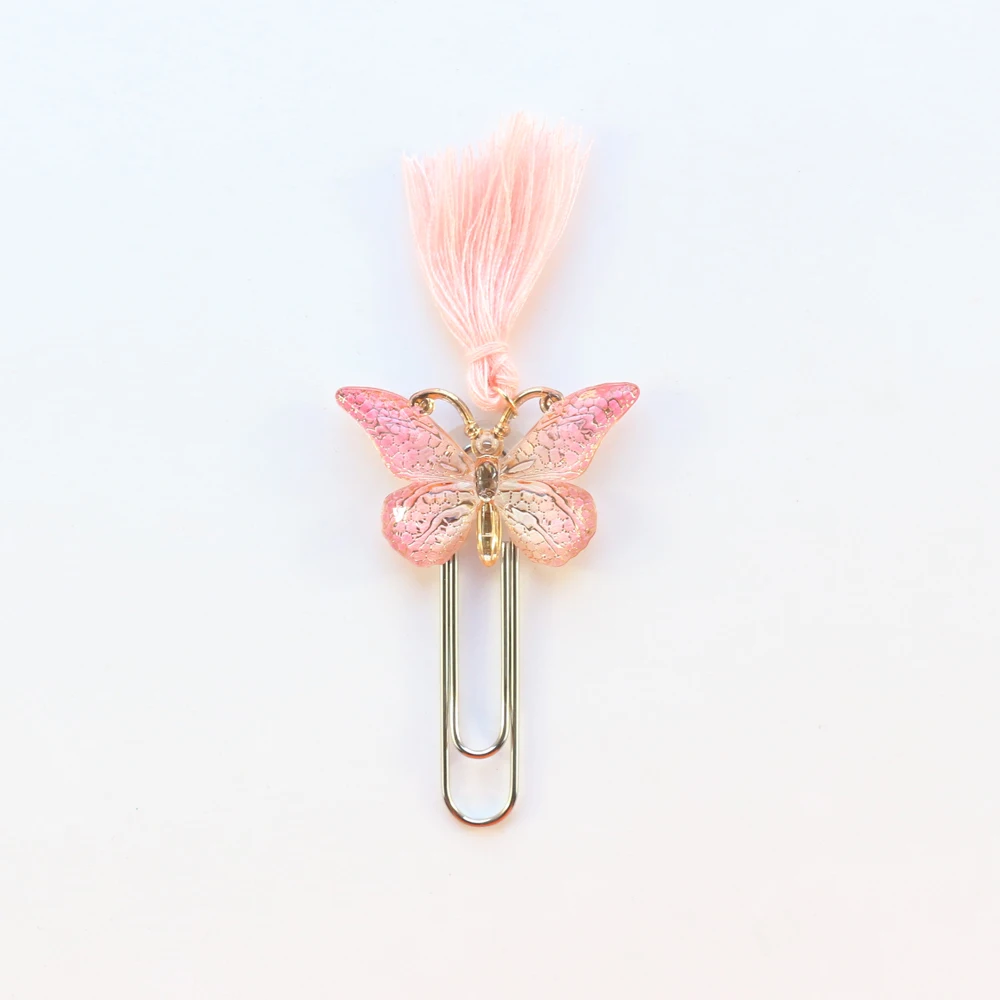 Domikee новый милый дизайн &quotБабочка&quot офисные школьные металлическая Закладка