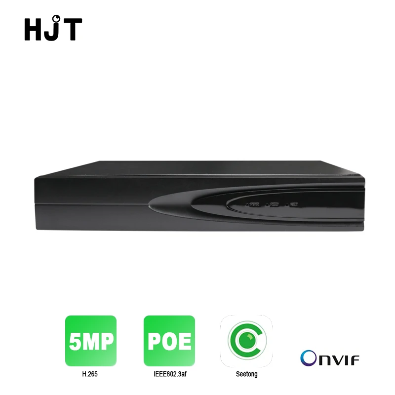 Сетевой IP Регистратор H.265 NVR CCTV 8 канальный сетевой видеорегистратор POE 2 МП/5 МП P2P
