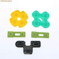 chenghaoran 2pcs replacement silicone rubber conductive pads r2 l2 buttons touches for playstation 2 controller ps2 repair parts