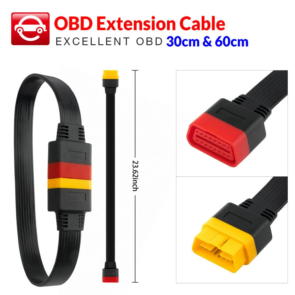 

OBD2 Extension Cable for Launch Easydiag 3.0 OBD2 Extended cable Connector 16Pin male to Female