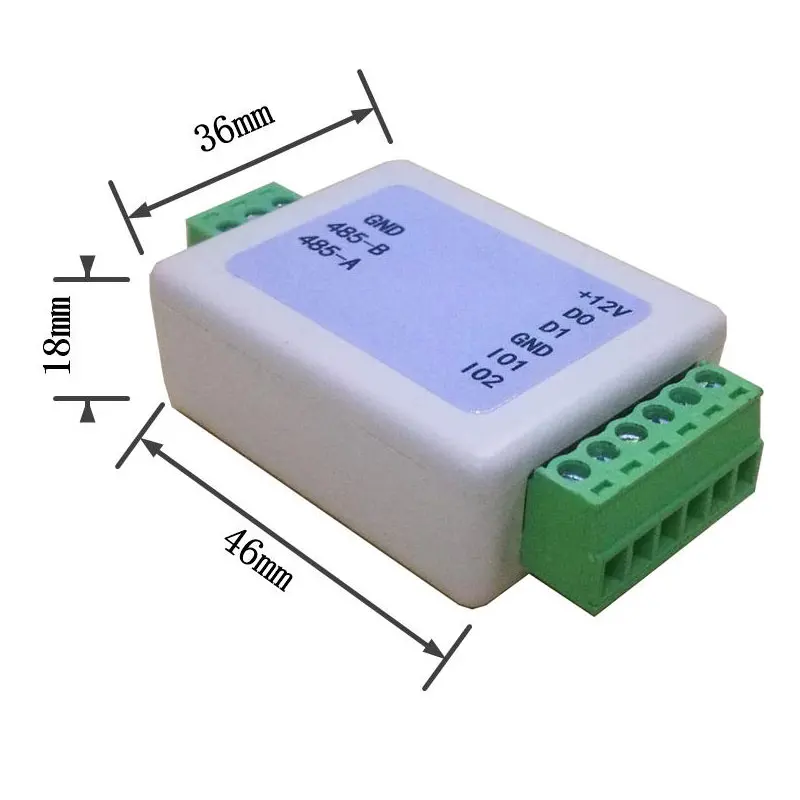 Конвертер Wiegand в RS485 FENGLIANSECURITY HDC08