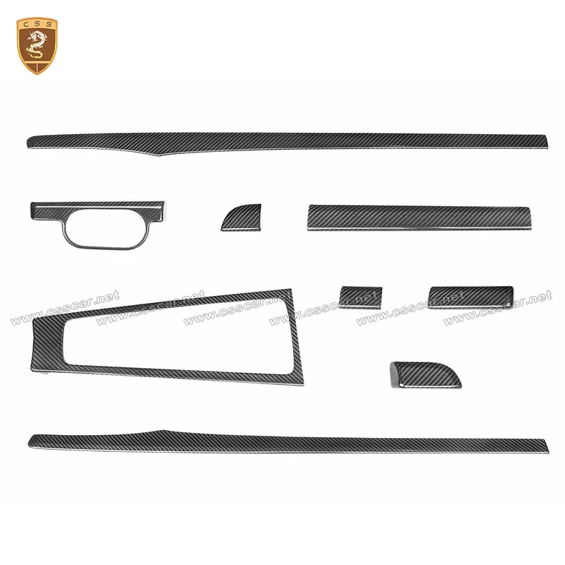 9 шт. чехлы из углеродного волокна для салона автомобиля Porsche 718 981 911 Cayman Boxster