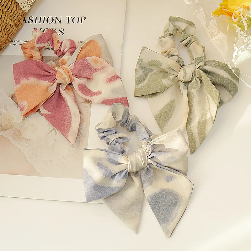 

Новинка 2021, модные эластичные повязки для волос с бантом для женщин, резинки для волос для девочек, повязка на голову, завязки для волос, держатель для конского хвоста, аксессуары для волос