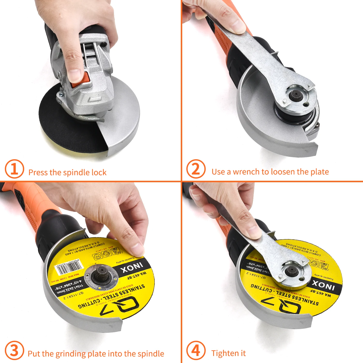 Беспроводная угловая шлифовальная машина GOXAWEE 20 в литий ионная 4000 мАч/3000 мАч