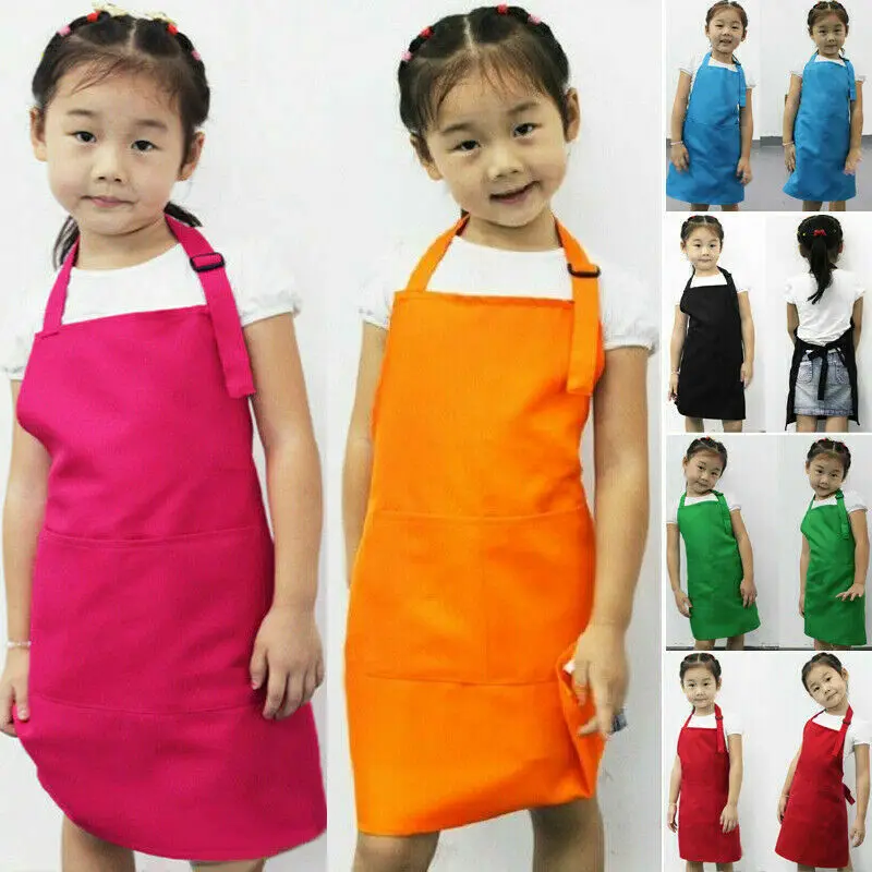 Детский фартук с передним карманом для мальчиков и девочек | Дом сад