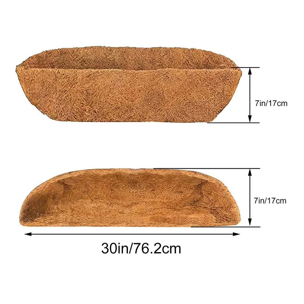 

Basket Coconut Coco Liner Trough Coco Liner Fiber Replacement Practical