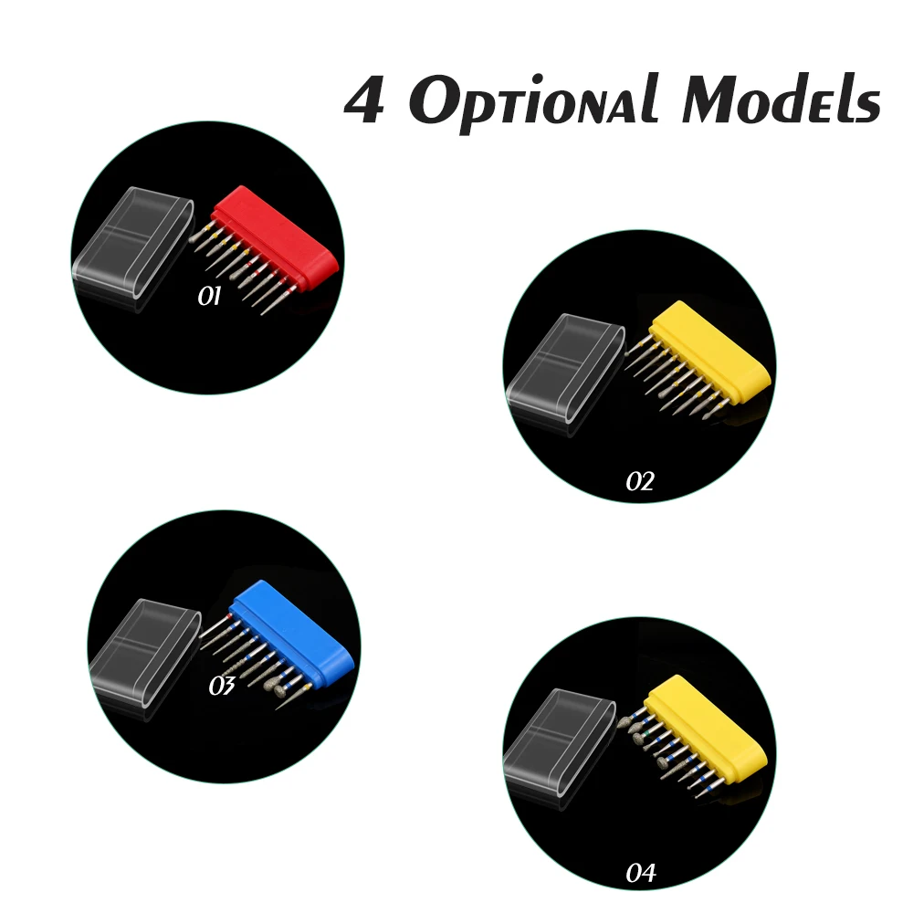 10 шт. стоматологический скоростной набор боров алмазные сверла полировка зубов