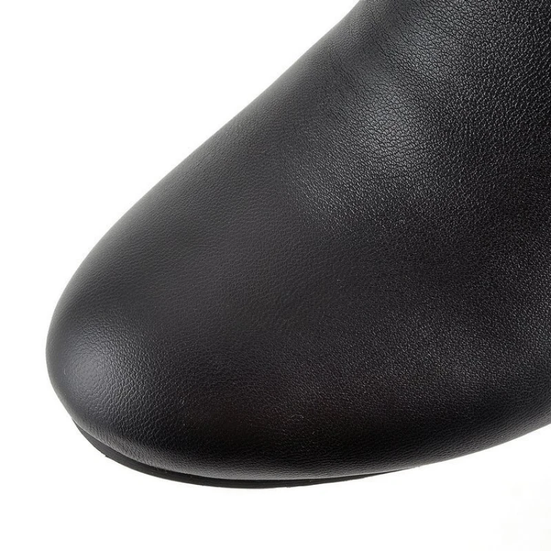 

Women's Sexy Long Boots Women Winter on Knee High Heels Shoes Thigh High Boots New Spring Women's Stretch High Heels Plus Size