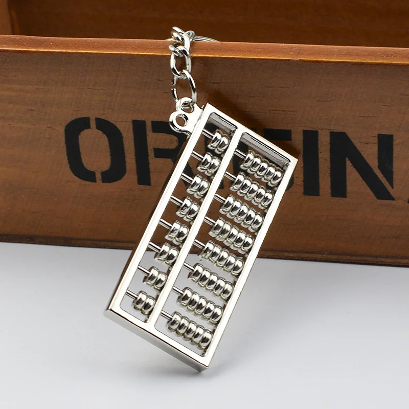 

Alloy simulation abacus keychain, abacus keychain creative small gift men and women backpack key chain wholesale