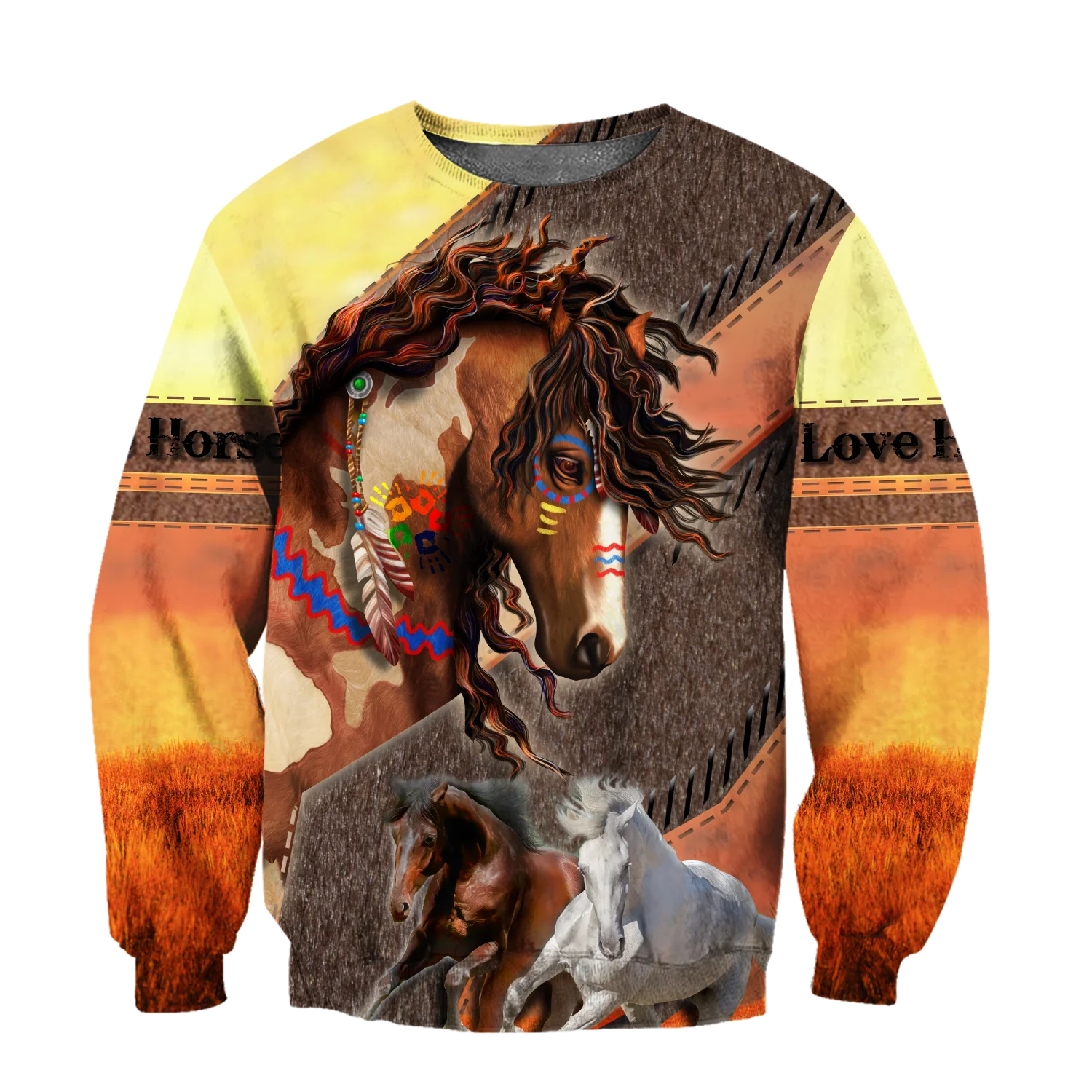 Повседневная Толстовка в стиле ретро хип-хоп лошади толстовки с 3D принтом