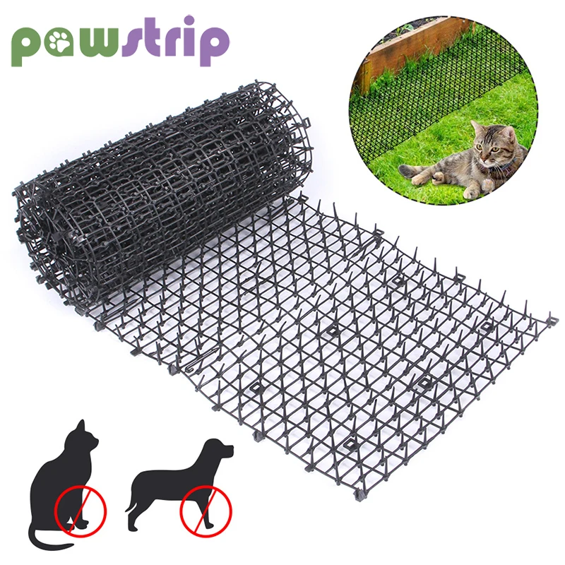 

Garden Anti-cat Net Plastic Prevent Cat Thorn Mat Vegetable Garden Plant Protection Mesh Multi-function Protective Net