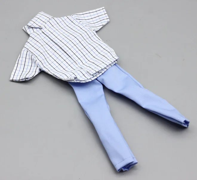 Рубашка в клетку повседневная для бойфренда Кена 30 см 1/6 одежда костюм куклы |