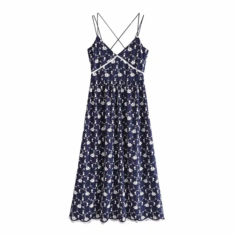 

Женское длинное платье на бретельках, Элегантное повседневное платье с подвеской, лето