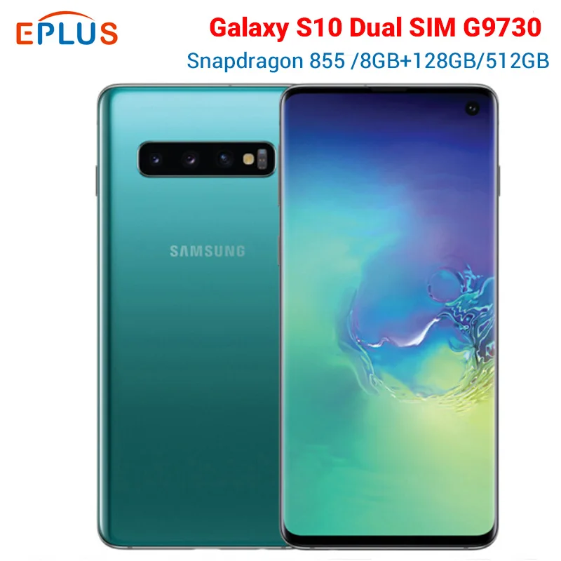 Фирменная Новинка samsung Galaxy S10 G9730 мобильный телефон с двумя sim-картами 8 Гб Оперативная память 128 Гб Встроенная память Snapdragon 855 6," 3 задних Камера 3400 мАч телефон с ближней бесконтактной связью