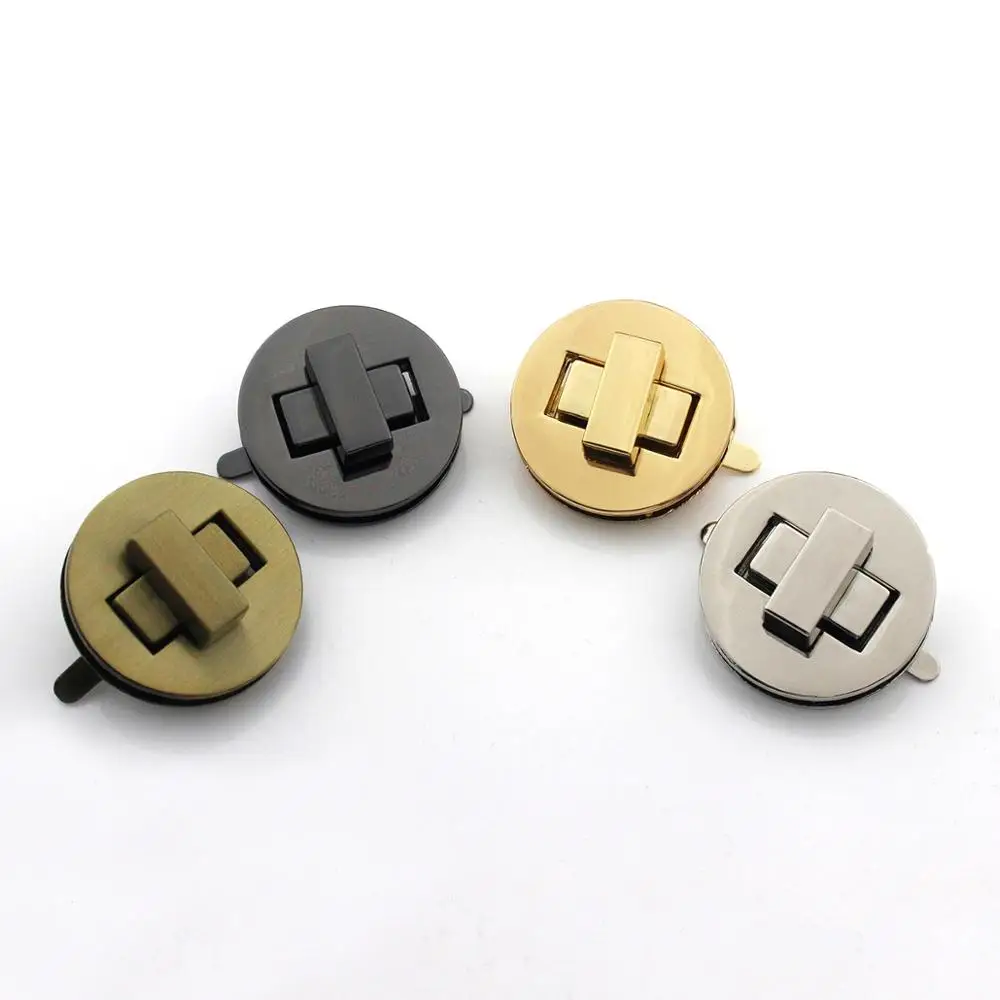 Металлическая сумка с закрученным замком для кожаного ремесла 1 шт. женская на