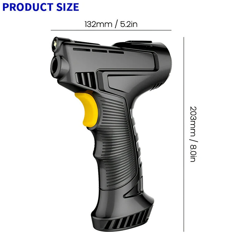 Портативный воздушный насос ручной компрессор для накачки шин 2000 мАч |