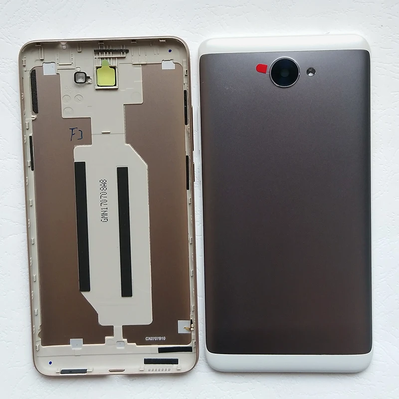 ZUCZUG, новинка, металлический задний корпус, крышка батареи для huawei Y7, чехол с объективом для камеры+ светильник-вспышка+ боковины