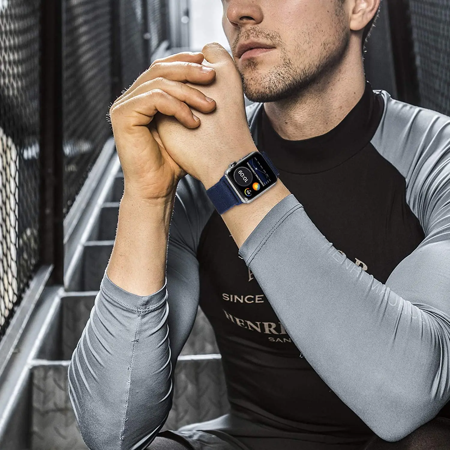 

Scrunchie Strap for Apple watch band 44mm 40mm 38mm 42mm Adjustable Elastic Nylon solo Loop bracelet iWatch 3 4 5 6 se