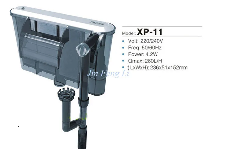 220V~ 240V внешний подвесной фильтр XP-09/XP09 11 13 водопадный Аквариум Внешний Настенный насос для обработки масляной пленки