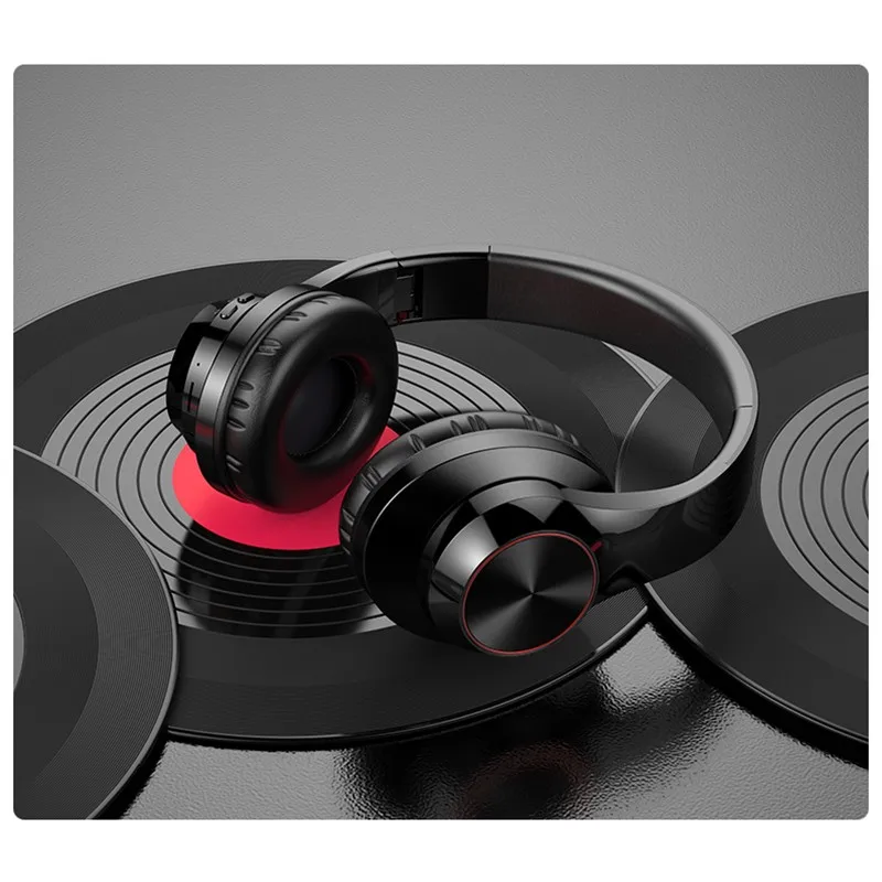 

A11 Bluetooth 5.0 Wireless Earphone Over-ear Headphones 9D Surround HiFi Noise Canceling Gaming Headset With Mic SupportsTF Card