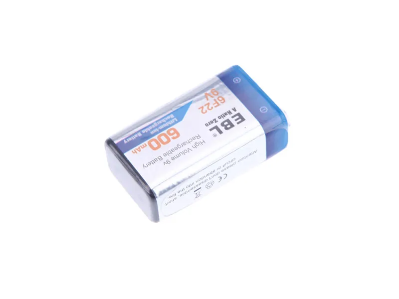 1 шт./лот 600 мАч Li-Ion 9 в перезаряжаемые батареи для детекторов дыма Беспроводные