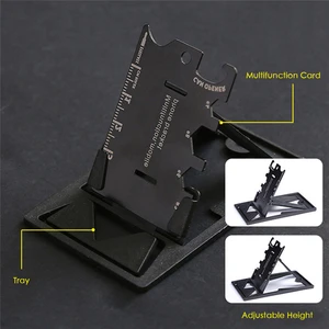 multi function phone holder stand bracket collapsible stainless steel tool card bottle opener screwdriver gift for iphone xr free global shipping