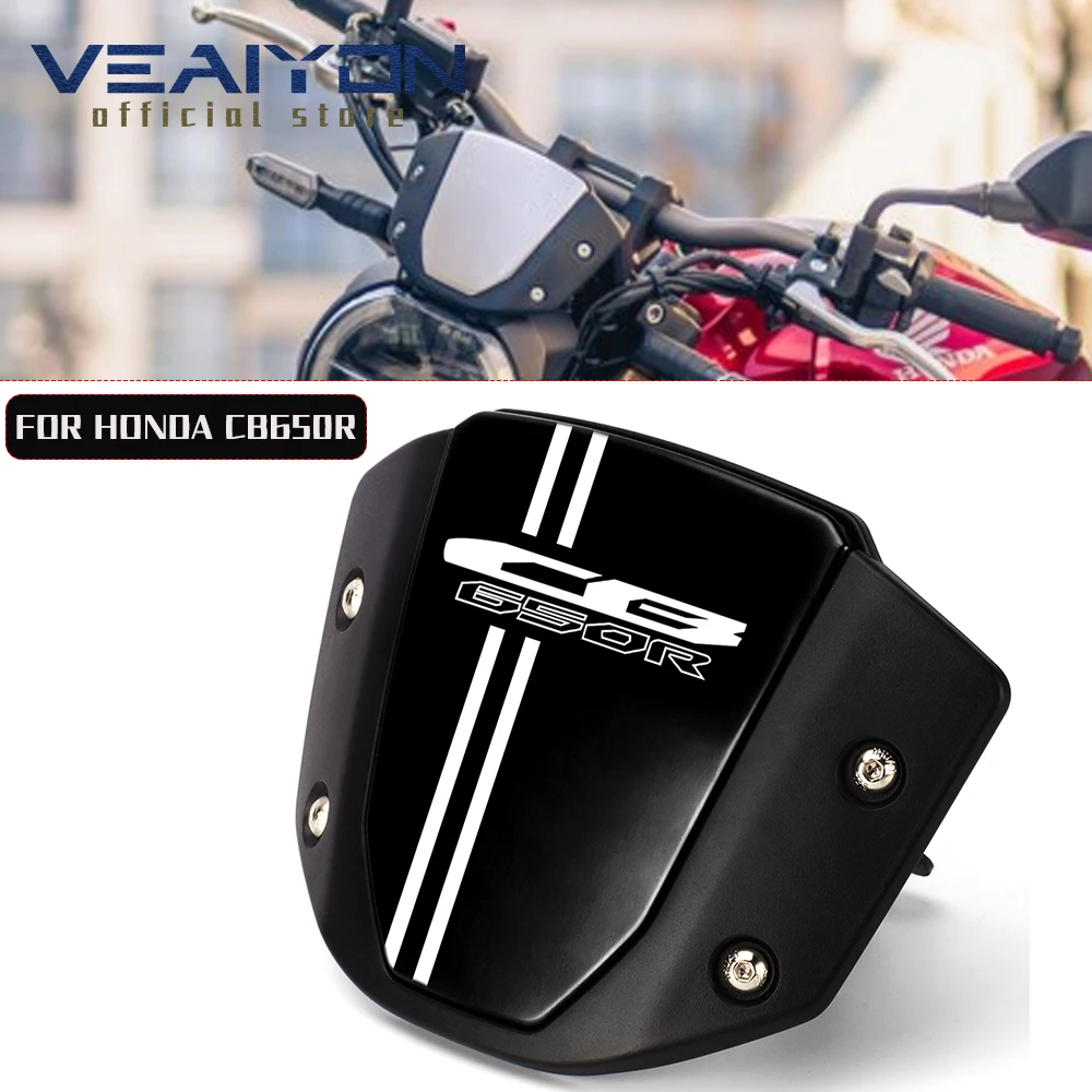 

CB650R Windscreen Windshield for Honda CB 650R 2019 2020 2021 CB 650 R Wind Deflector Motorcycle CNC Aluminum Accessories