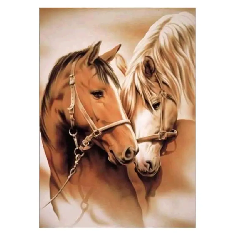 

Horse DIY 5D Full Drill Diamond Painting Embroidery Cross Stitch Kit Rhinestone Home Decor Craft